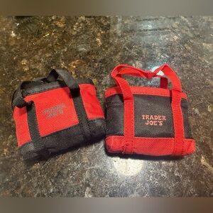 Bundle: 2 Trader Joe’s Micro Totes with Reusable Bags Inside